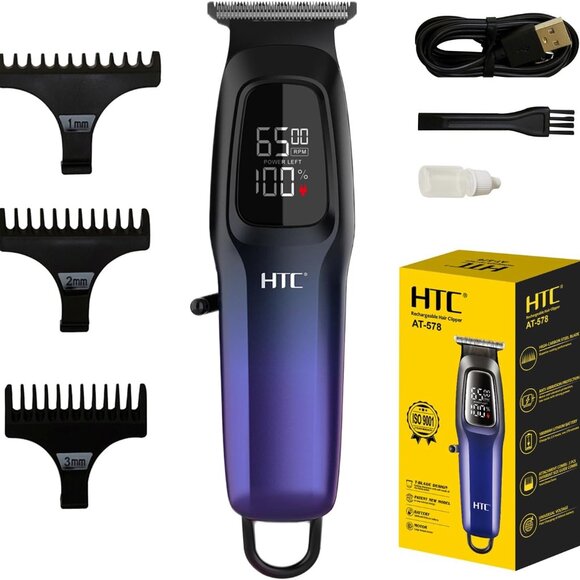 Professional Hair Clippers –1800mAh Battery Rechargeable, Precision Trimming - Picture 1 of 6
